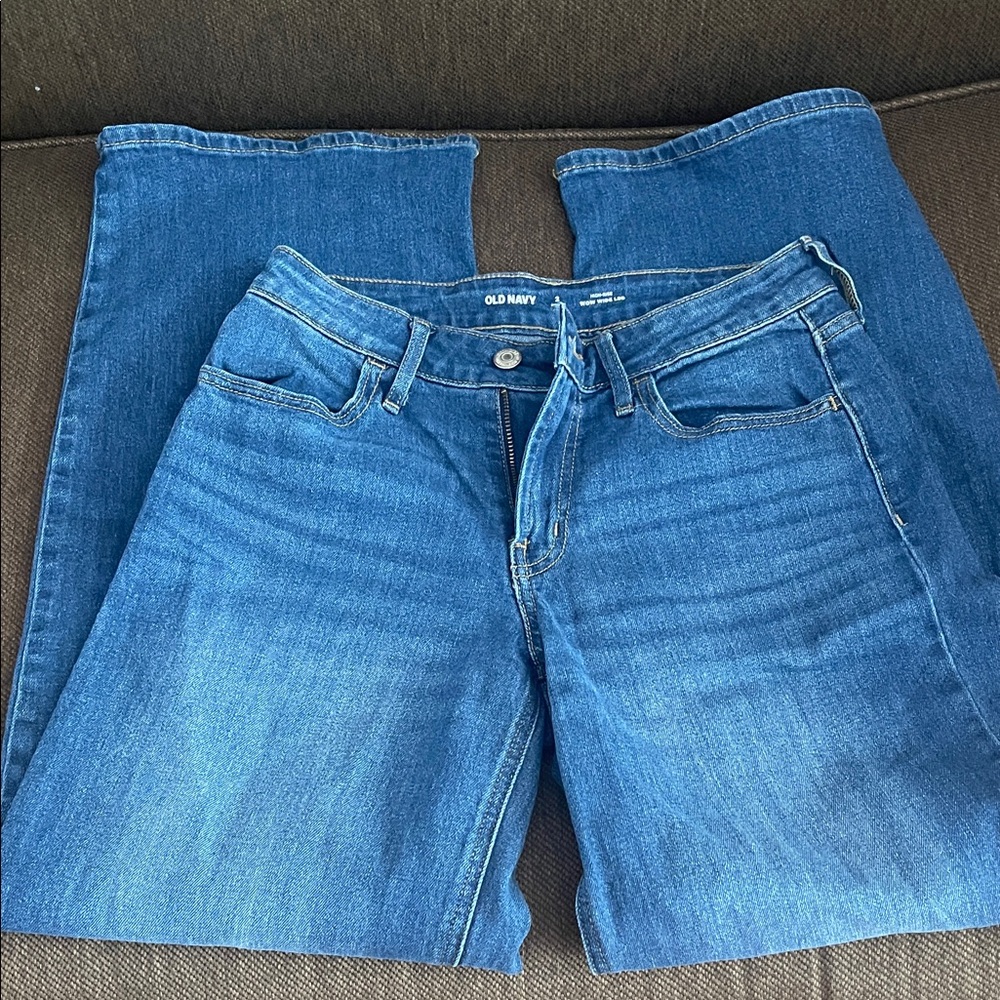Old Navy Women's Blue Boot-Cut Jeans